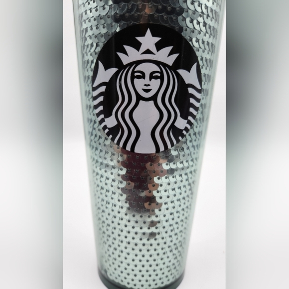 Starbucks Green Drinkware with Textured Design and Clear Lid - Picture 6 of 7